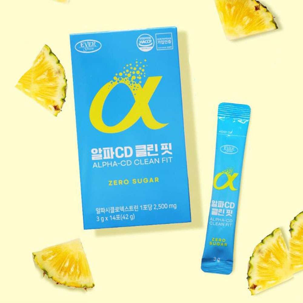맛있는 알파CD 클린핏 14포 상큼한 파인애플맛 14일분 - 상품 이미지