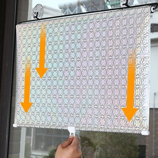 흡착식 붙이는 블라인드 암막 창문 블라인드 햇빛 차단 원룸