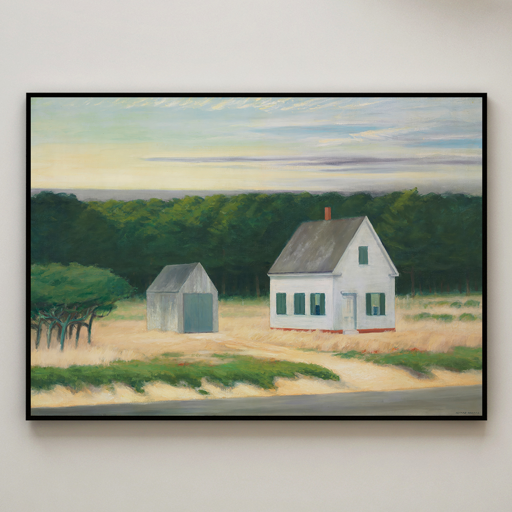 에드워드 호퍼 인테리어 그림 액자 포스터 명화 October on Cape Cod 1946 - 상세 이미지 4