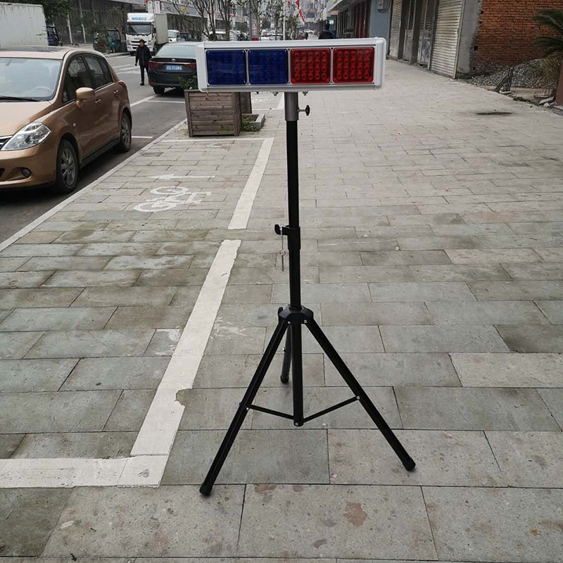 태양광 경고등 쏠라 경광등 작업 비상등 멧돼지퇴치 야생동물 슬림형 건설현장 사이렌 퇴치기 - 상세 이미지 4