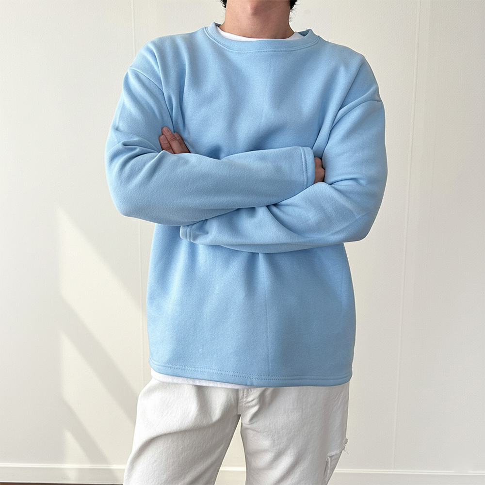1+1 남자흰티 쭉티 어깨넓어보이는옷 - 상품 이미지