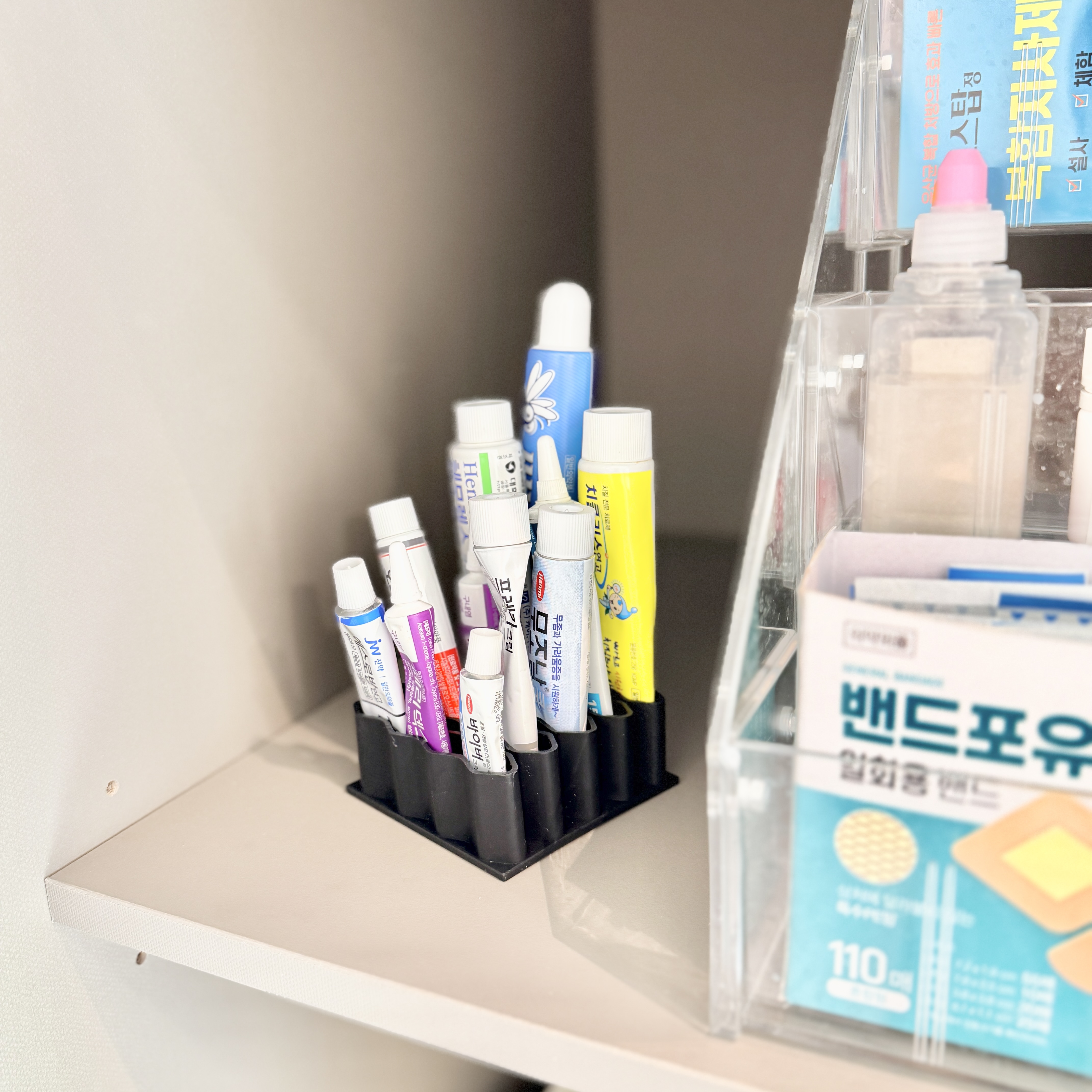 연고 향수 화장품 샘플 소품 정리 꽂이 실리콘 홀더 보관함 이미지 6