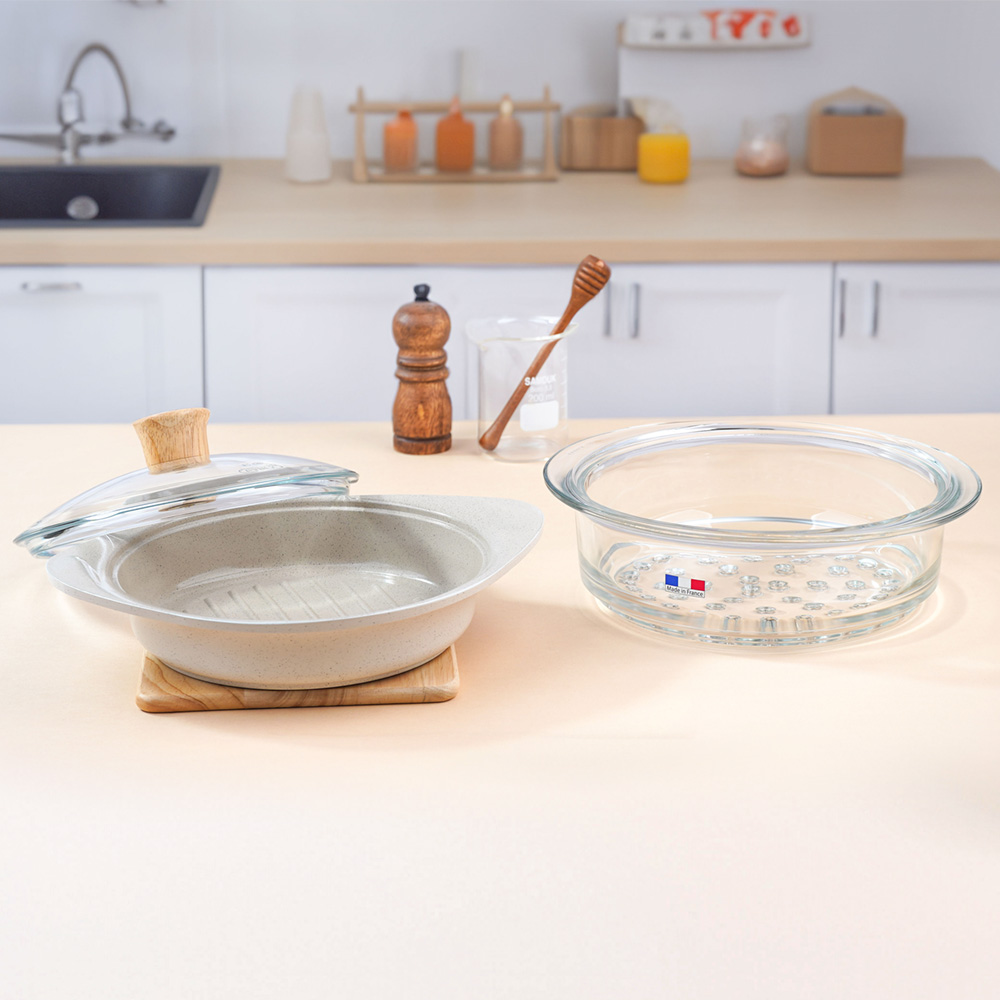 파이렉스(Pyrex) 스티머 찜받이 20CM - 상세 이미지 4