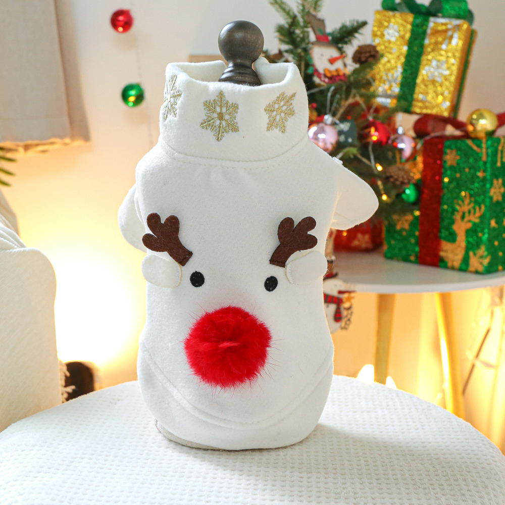 위드레오 강아지 크리스마스옷 고양이 크리스마스 애견겨울옷 눈사람