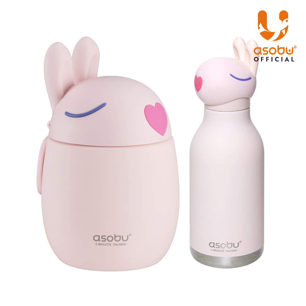 아소부 베스티 텀블러460ml 푸드자 보온도시락 600ml 2종 세트 - 상세 이미지 3