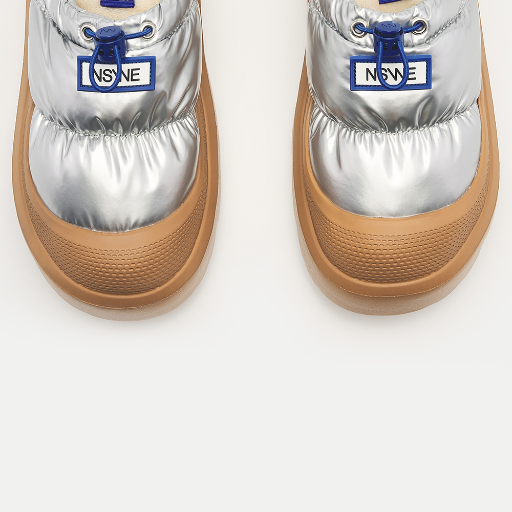 느쉐 큐폴라 양털 방한화 패딩 뮬 슬리퍼 5.5CM -NSW607TV 이미지 7