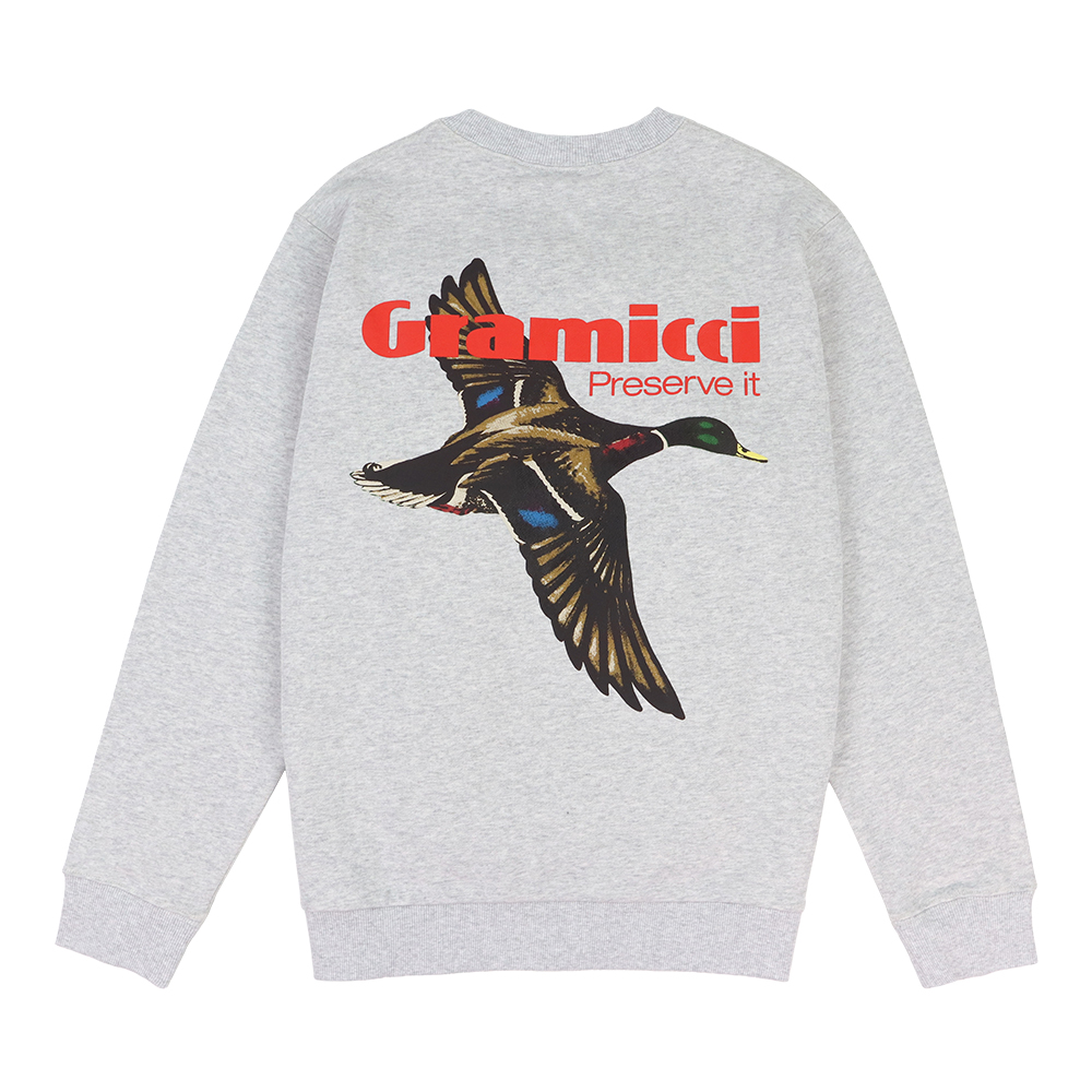 그라미치 PREPARE YOURSELF 맨투맨 G4FU-J115 GREY HEATHER - 상세 이미지 2