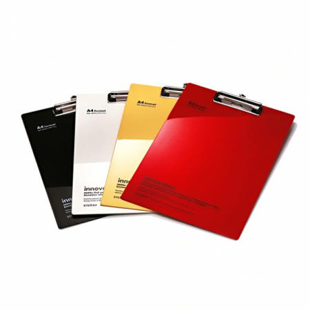 칼라 클립보드 A4 색상 서류 판 사무 용품 문서 정리 기 대형 클립 파일 보관 함