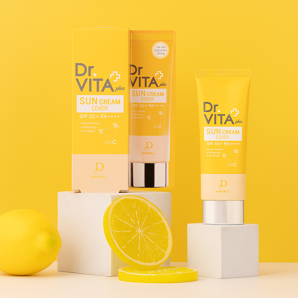 닥터비타 비타민 선크림 커버 60g SPF50+ PA++++ 이미지 6