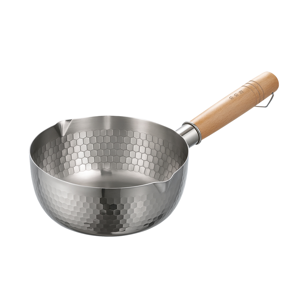 하로로 IH 스텐 타케루 해머톤 나베 편수냄비 16cm 물코 눈금 이미지 6