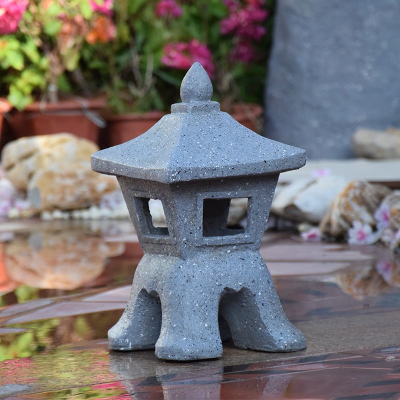 태양광 석등 정원등 장식 데코레이션 가드닝 램프 테라스 등대 A (25x25x41cm 2.5kg - 상세 이미지 5