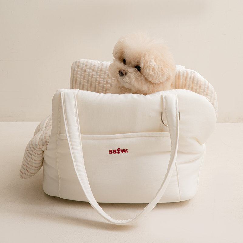 SSFW Muffin bag - 크림 화이트 - 상세 이미지 2