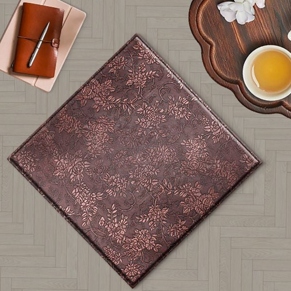 고급 플라워 레자 방석 카페용 업소용 레자 방석 식당용 교회용