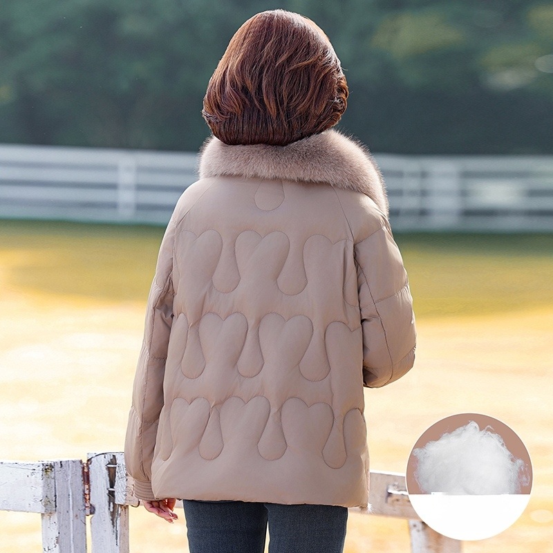 80대할머니옷 할머니경량패딩 숏패딩 어머님선물 할머니패딩 할머니점퍼 잠바 빅사이즈 퀼팅 - 상세 이미지 2