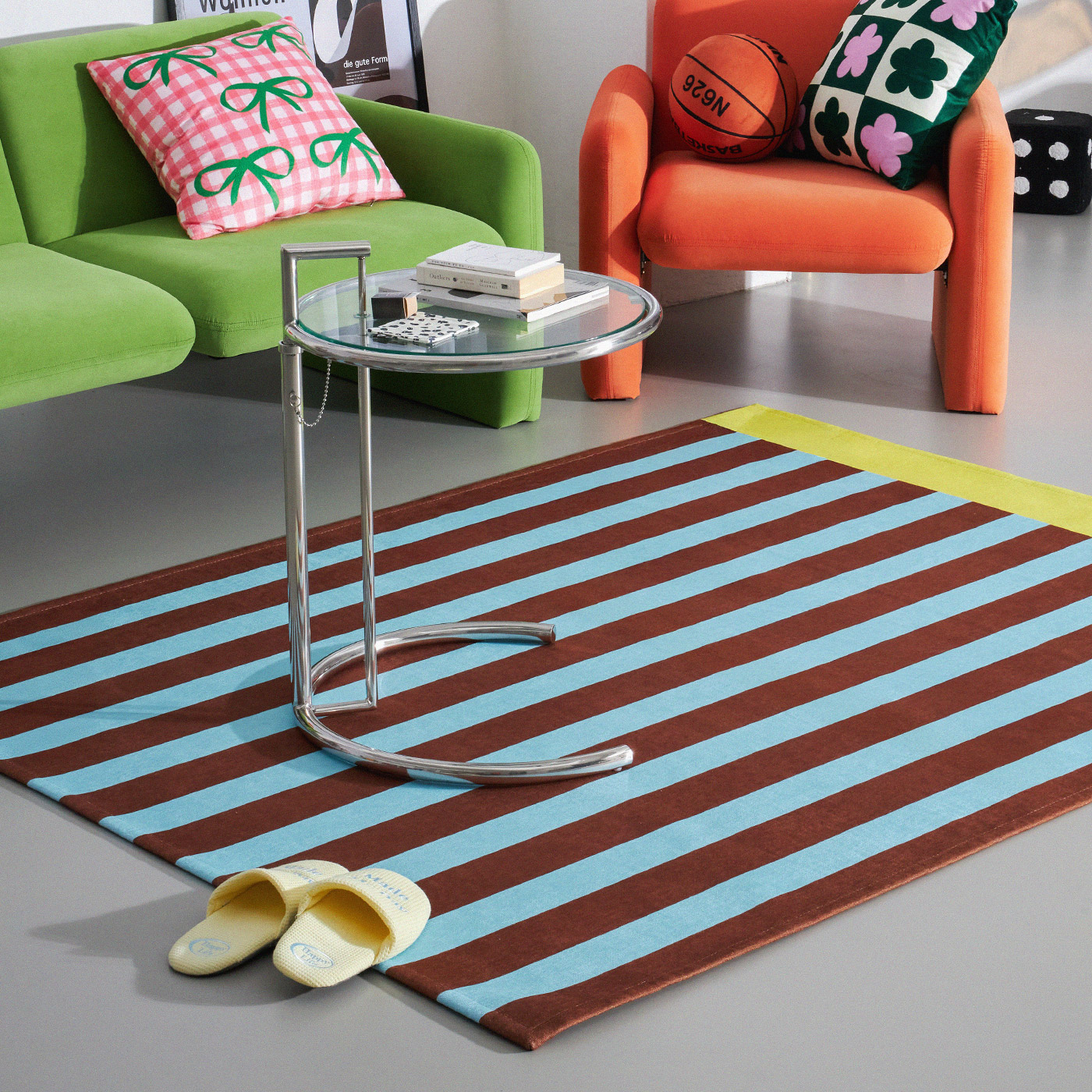 Graphic Flat Rug Skybrown, 170x230cm - 상세 이미지 3