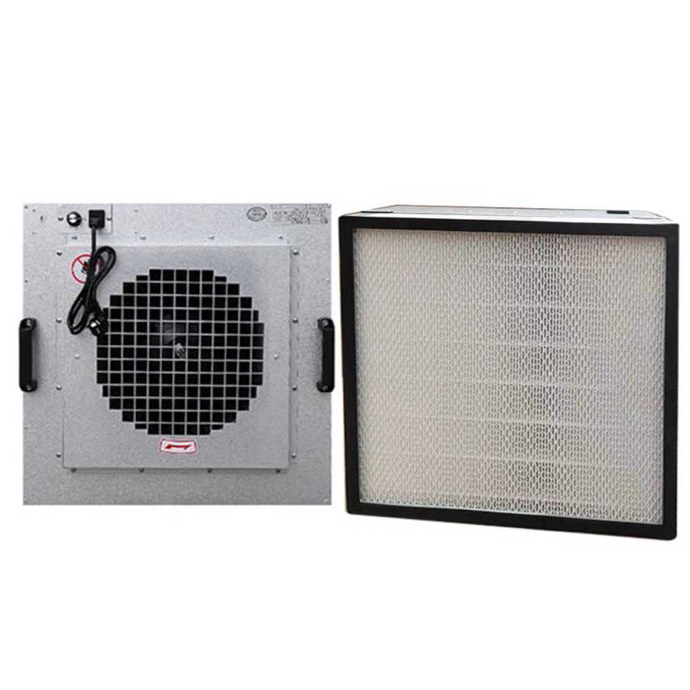 FFU 공기청정기 산업용 클린룸 필터 팬 유닛 청정기 575x575mm 플라스틱 날개 - 상품 이미지