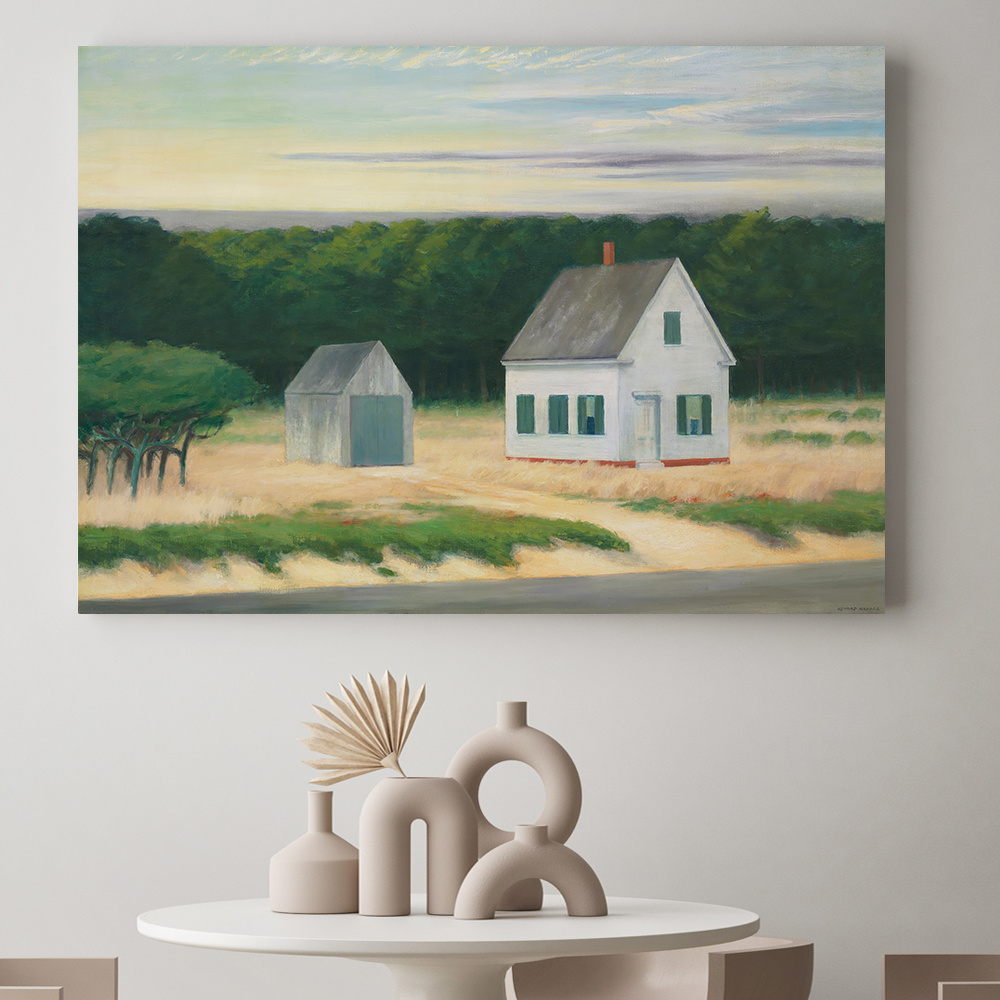 에드워드 호퍼 인테리어 그림 액자 포스터 명화 October on Cape Cod 1946 - 상품 이미지