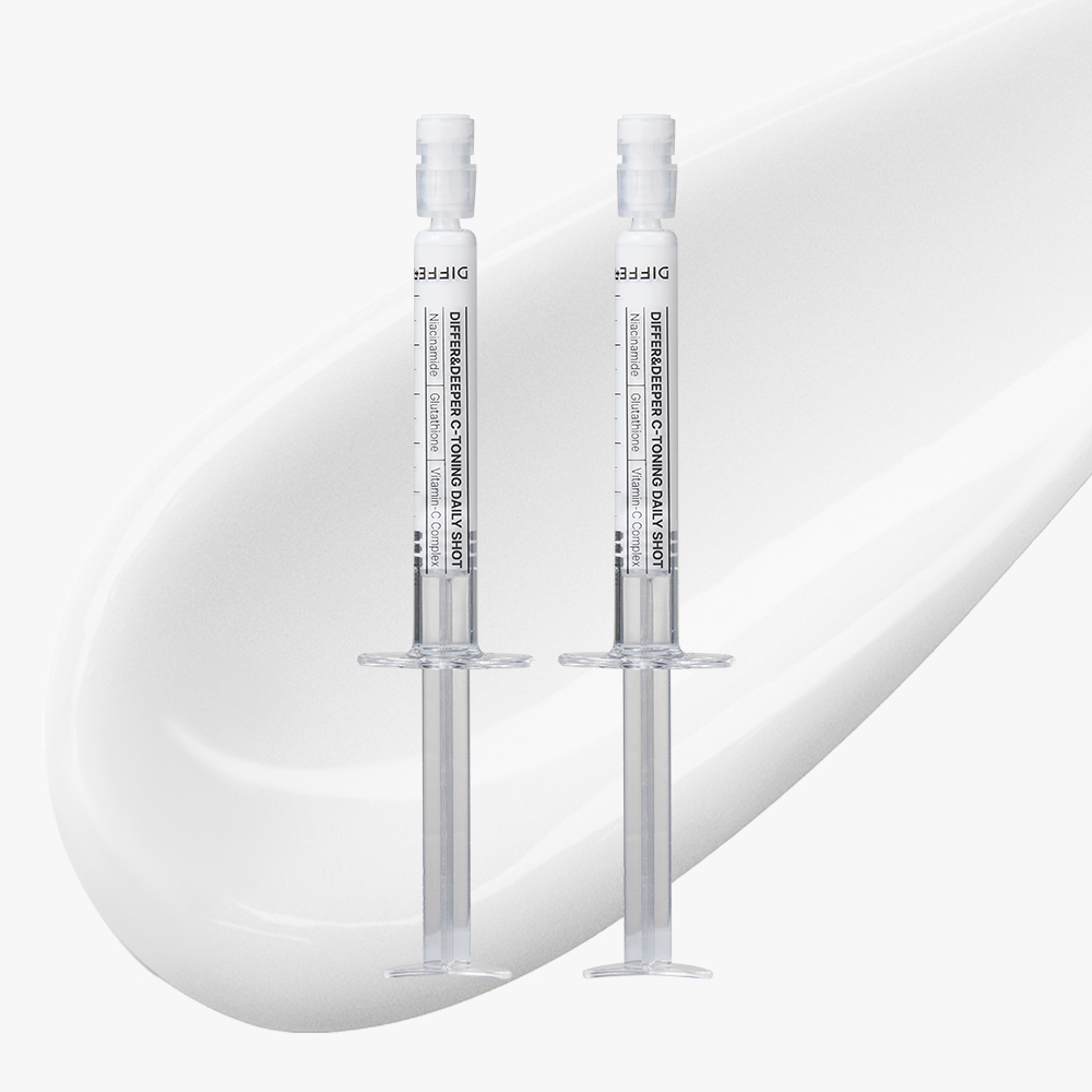 [스타터팩] 디퍼앤디퍼 씨 토닝 데일리 샷 글루타치온 비타민C 미백 2.5ml x 2개 - 상품 이미지