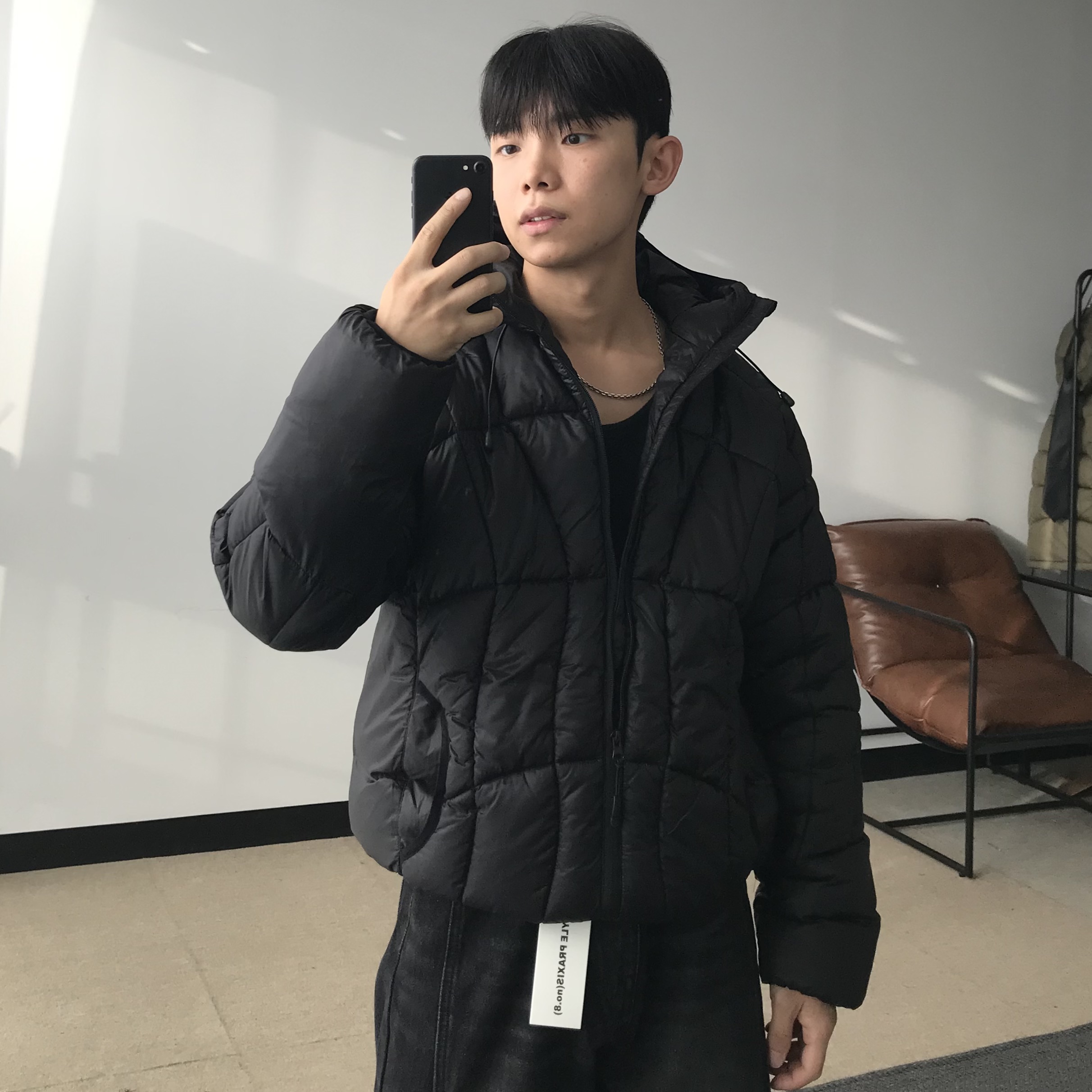 남자경량패딩 유광패딩 남성간절기점퍼 이미지 8