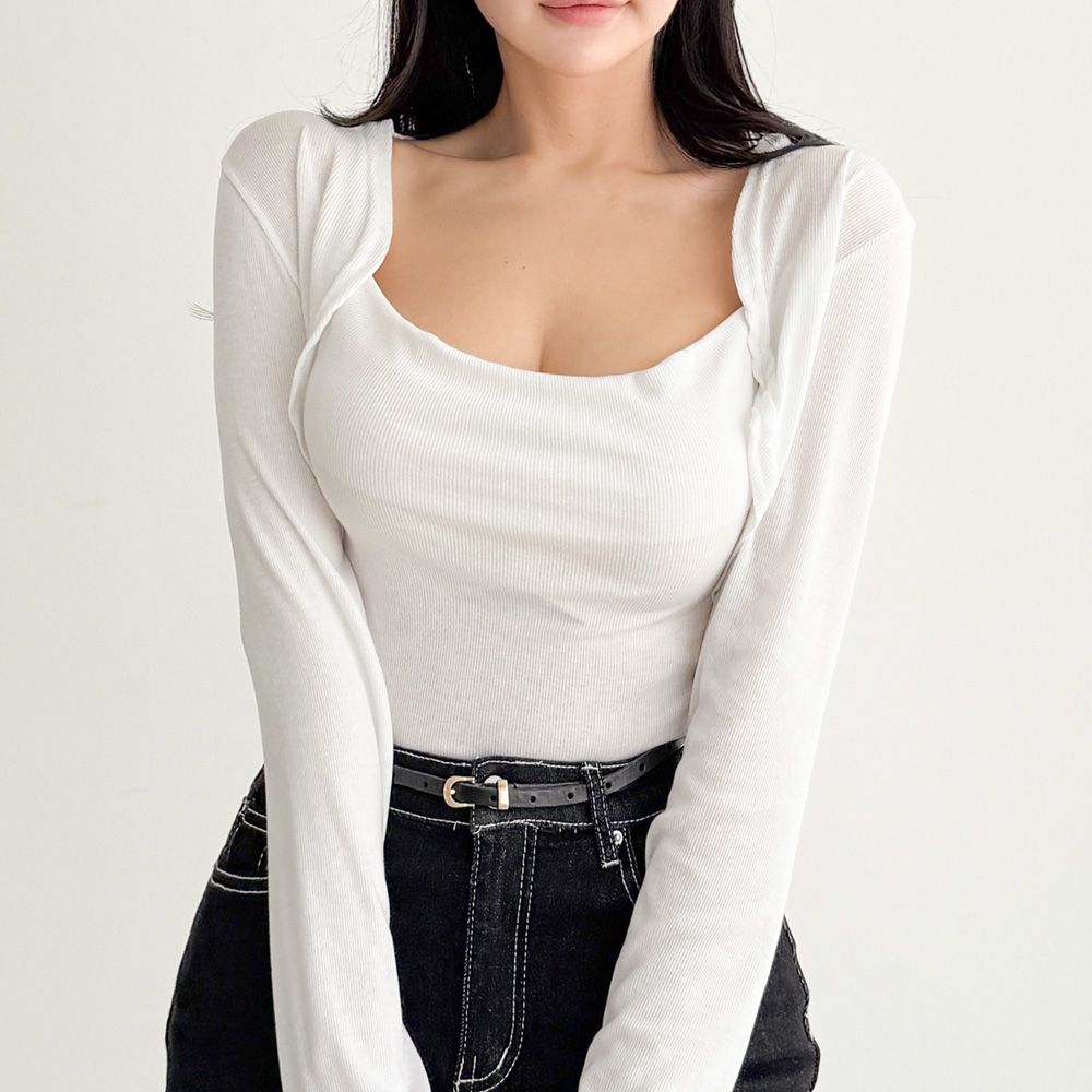 토라폴 터틀 나시 가디건세트 볼레로 AA0835 - 상세 이미지 3