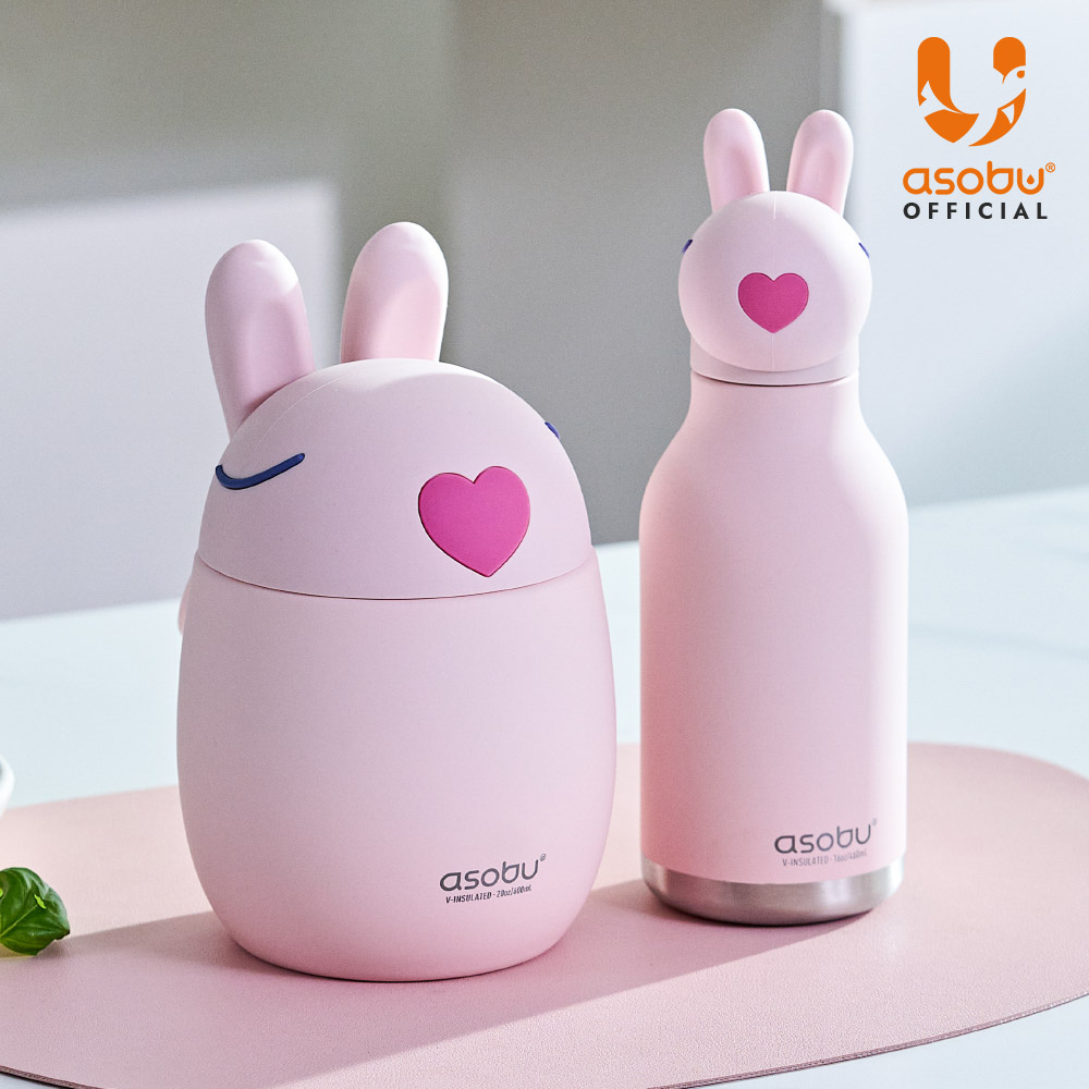 아소부 베스티 텀블러460ml 푸드자 보온도시락 600ml 2종 세트 - 상세 이미지 2