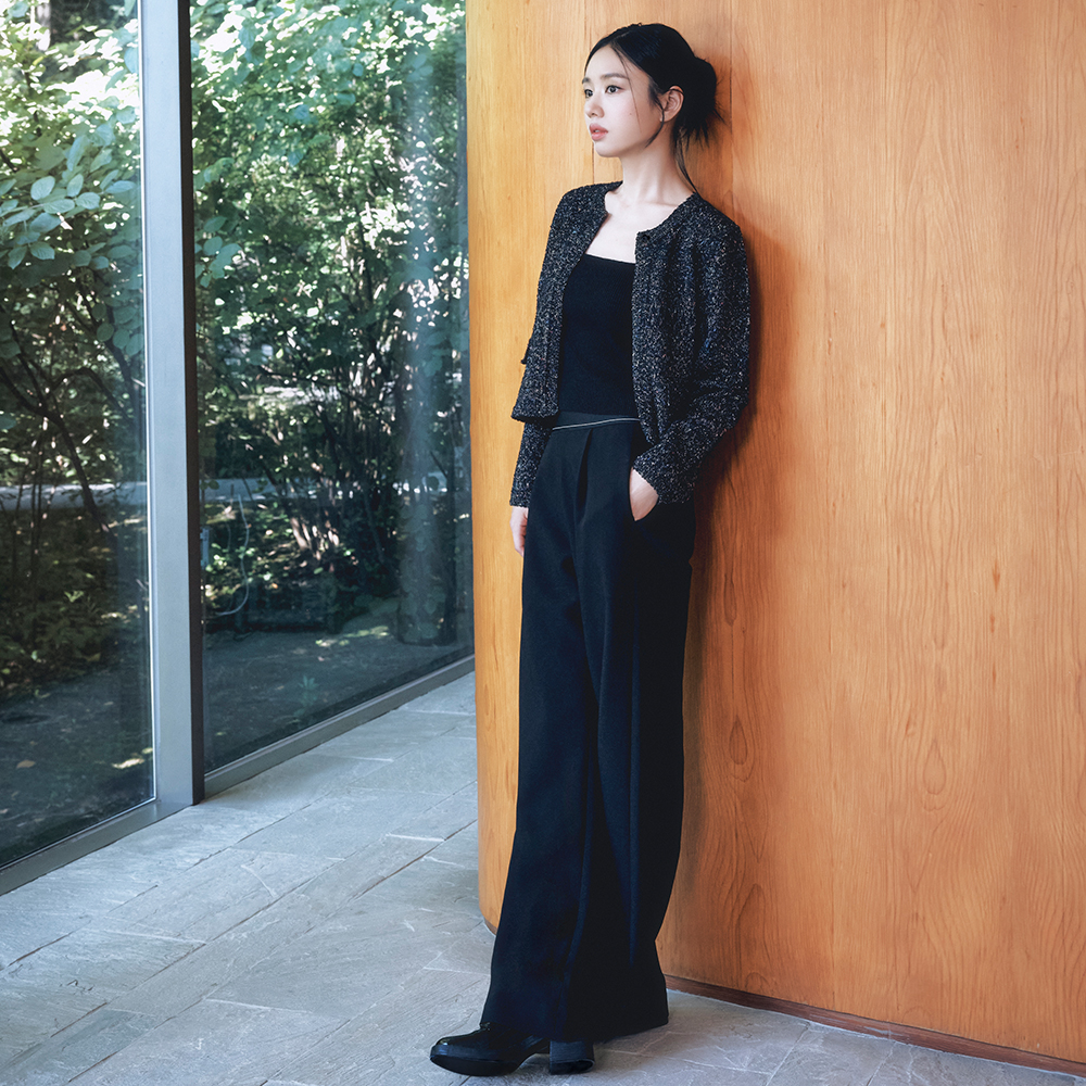 [N도착] 25FW 이밴드 세미와이드 슬랙스 1종 - 상품 이미지