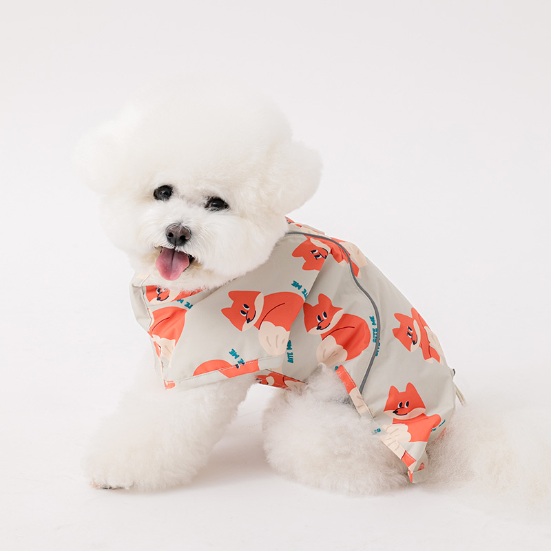 바잇미 강아지 우비 여름 비옷 이지피지 바디커버 레인코트 S~5XL - 상세 이미지 3