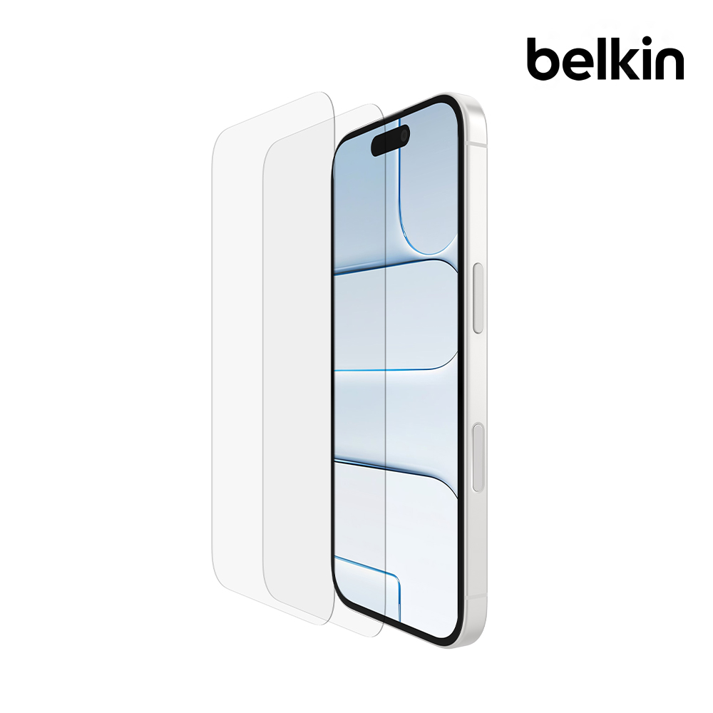 벨킨 아이폰 17 16 시리즈 이지프레임 AR 저반사 인비지 강화유리 필름 2매입 제품 이미지