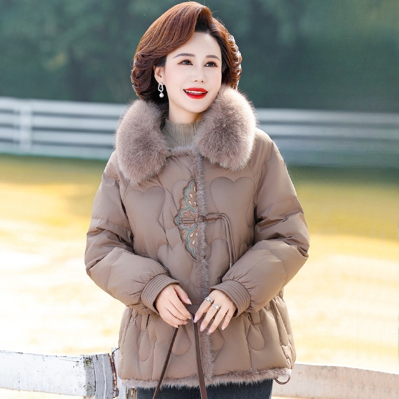 80대할머니옷 할머니경량패딩 숏패딩 어머님선물 할머니패딩 할머니점퍼 잠바 빅사이즈 퀼팅 - 상품 이미지