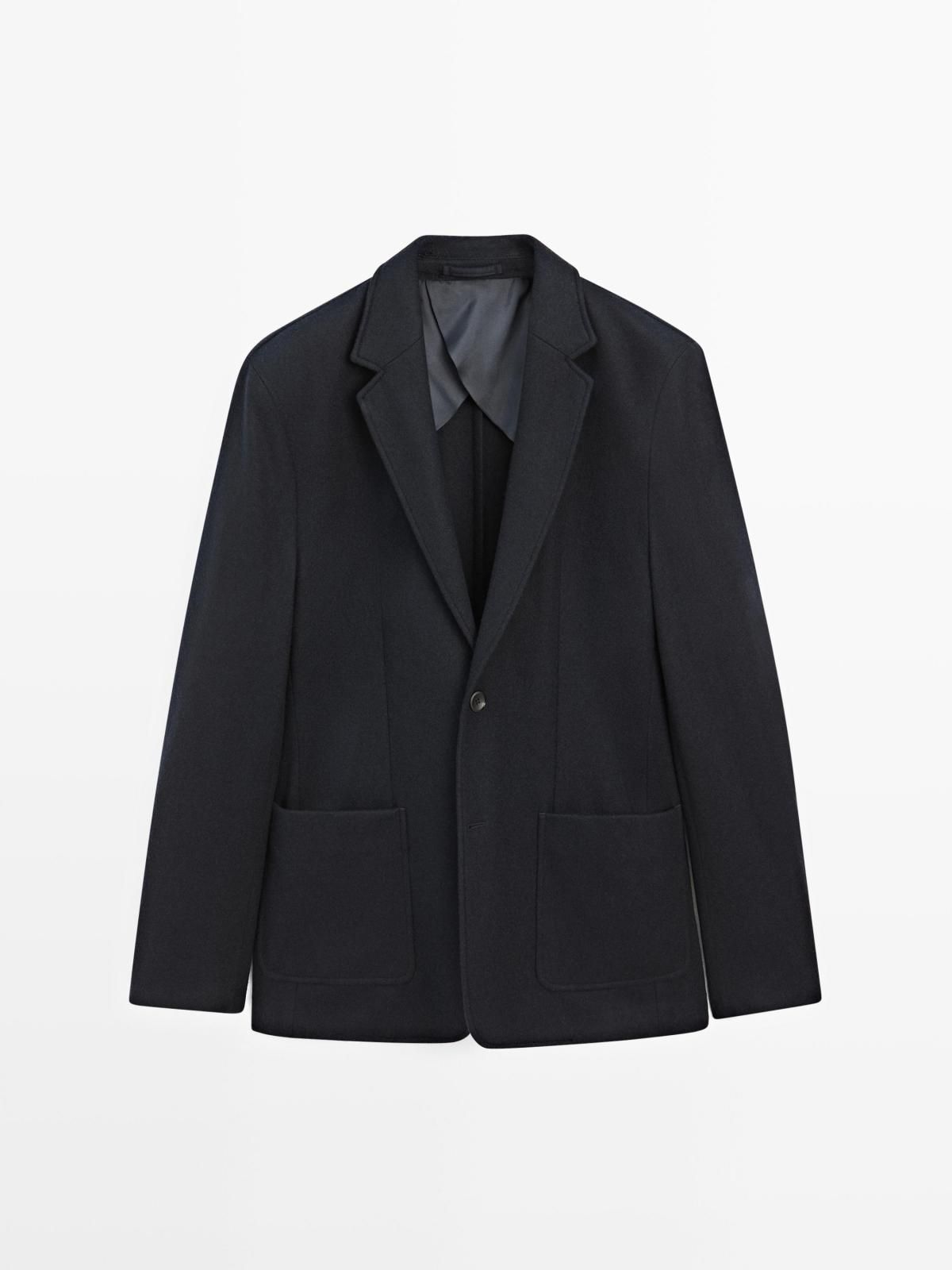 마시모두띠 테일러드 울블렌드 수트 블레이저 2808/367 NAVY BLUE - 상품 이미지