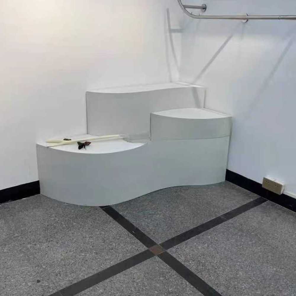 인테리어 촬영소품 전시 다이 오브제 트레이 소품샵 타원형 120x90x90cm 3단 - 상세 이미지 3