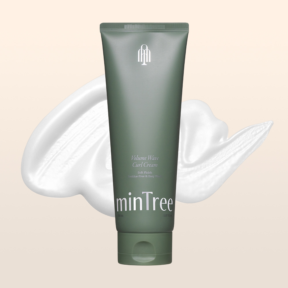 민트리 볼륨 웨이브 컬크림 150ml 24시간 컬링유지 무실리콘 탄력탱글 드라이전후 모두사용 잔머리정리 이미지