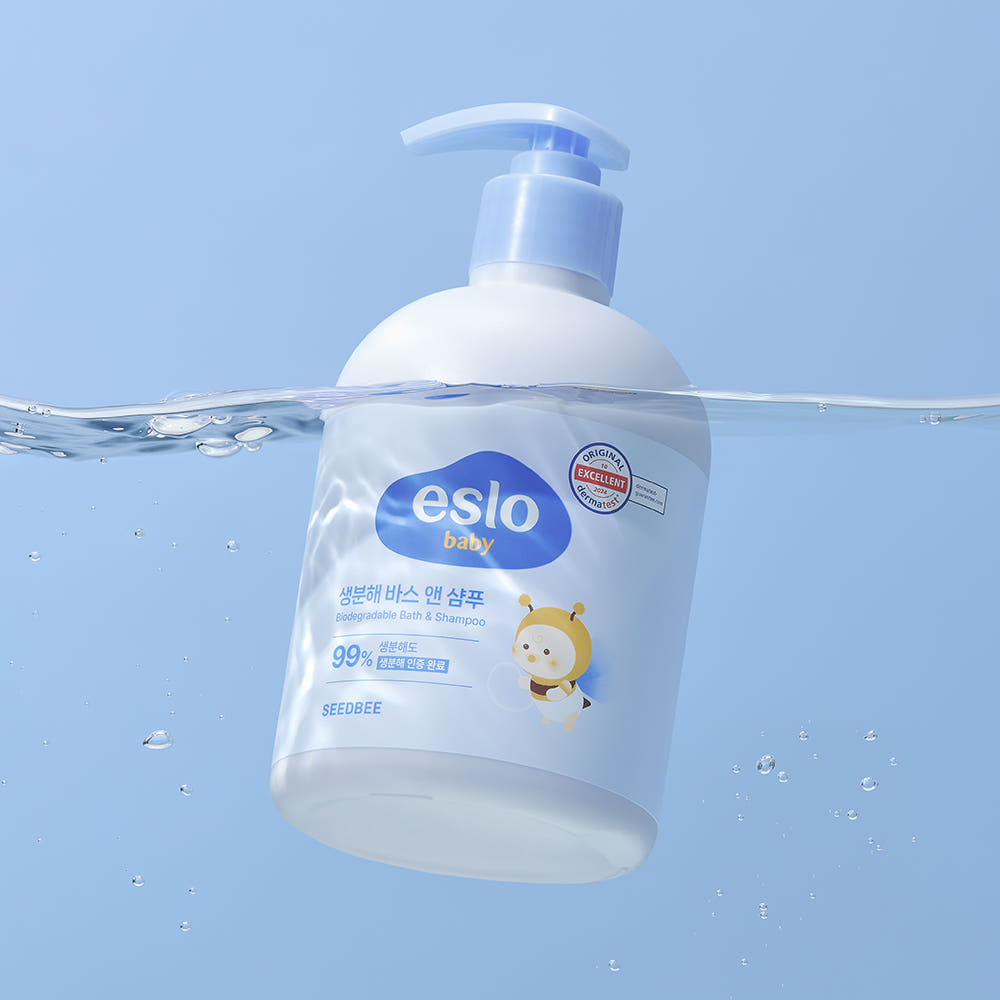 씨드비 이슬로 생분해 베이비 바스 앤 샴푸 500ml - 상세 이미지 4