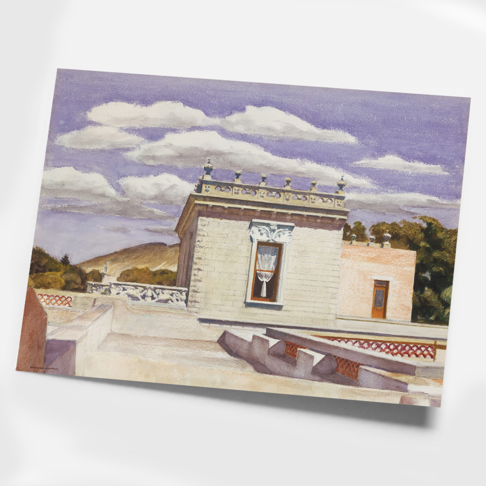 에드워드 호퍼 인테리어 그림 액자 포스터 명화 Saltillo Mansion 1943 - 상세 이미지 3