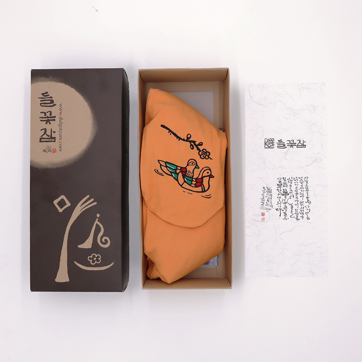 들꽃잠 어깨 찜질팩 원앙 온열 팥찜질 숯색, 2개 이미지 7