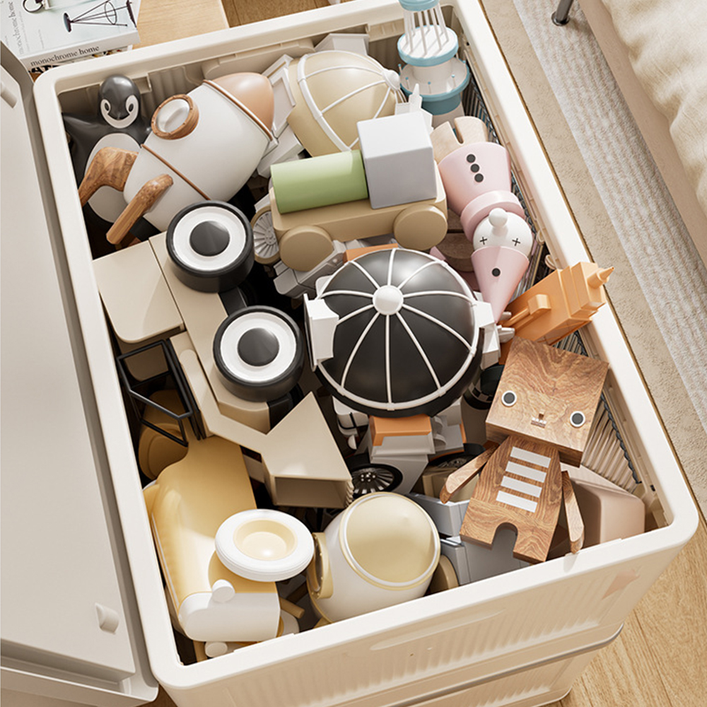 양문형 적층 리빙박스 팬트리 플라스틱 옷정리함 소형 옷장 수납 정리함