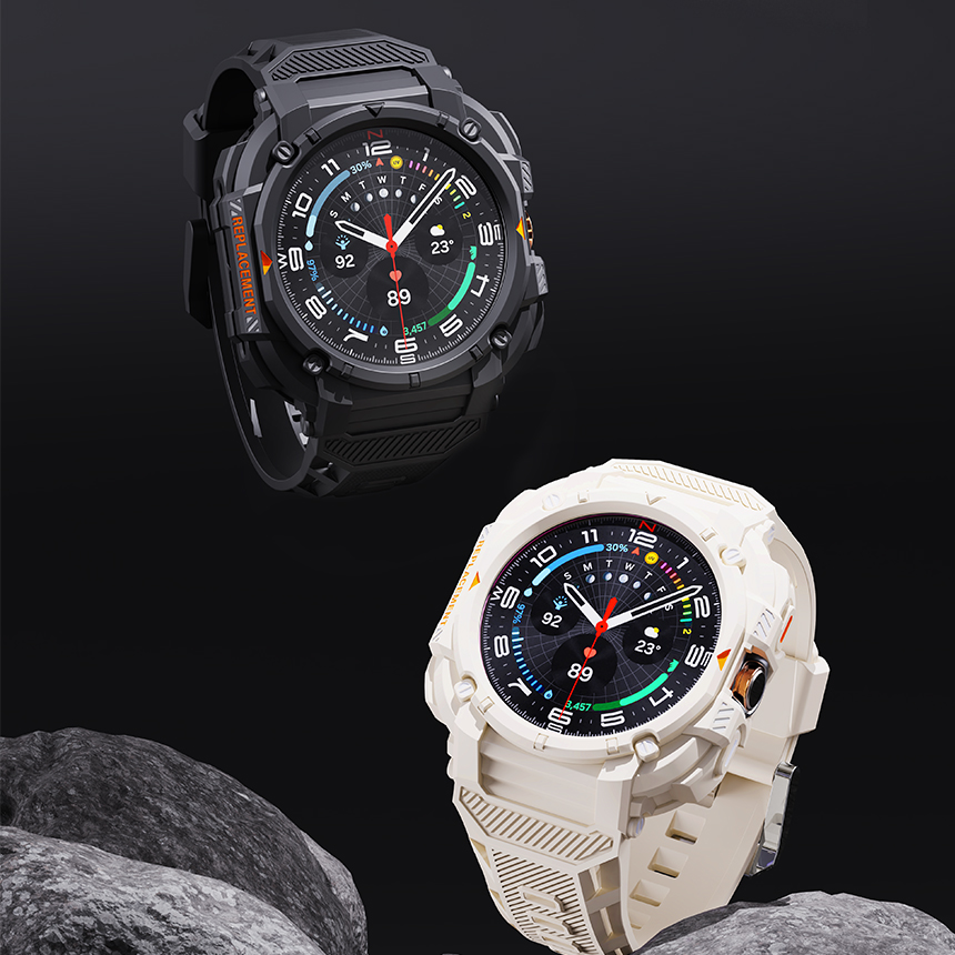 갤럭시워치 스트랩 러기드 일체형 밴드 갤럭시워치울트라, 47mm, 샌드 이미지 8