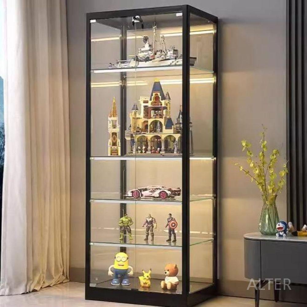 장난감 진열장 디스플레이 프라모델 바이크 장비 모델카 보관함 60x40x180cm - 상세 이미지 2