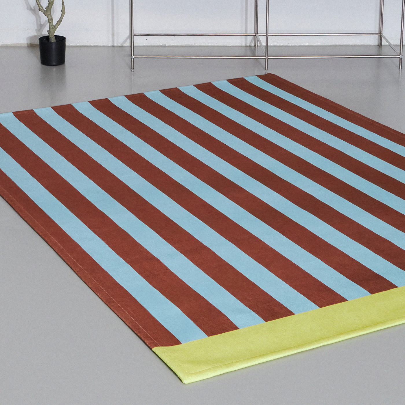 Graphic Flat Rug Skybrown, 100x150cm 이미지 7