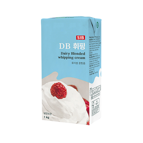 [아이스박스무료] 선인 DB 휘핑크림 1L 무가당 - 상품 이미지