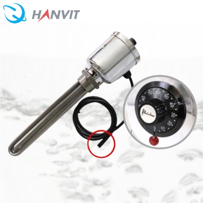 식당주방 온도조절형 전온수히터 3Kw 300mm 380V - 메인 이미지