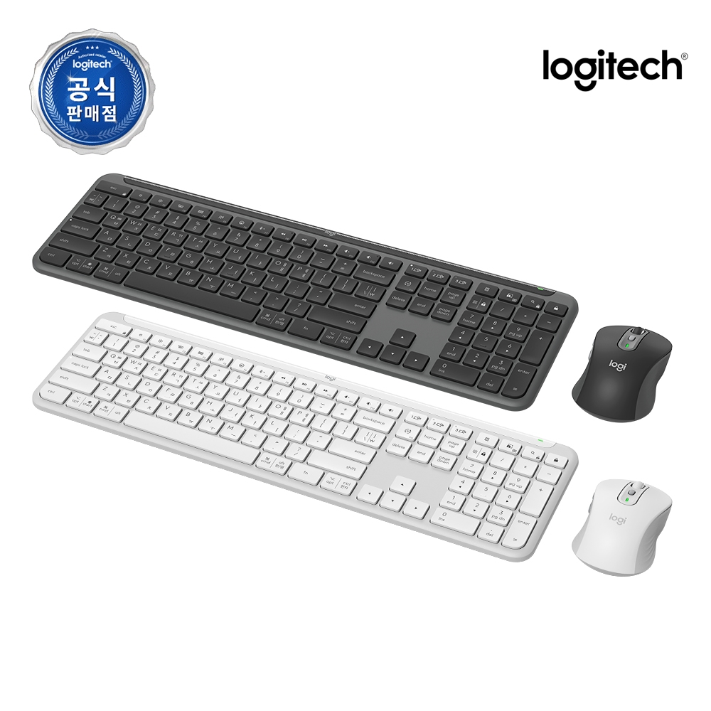로지텍코리아 공식 Signature Slim MK950 Combo 그래파이트, 팬터그래프 - 상세 이미지 3