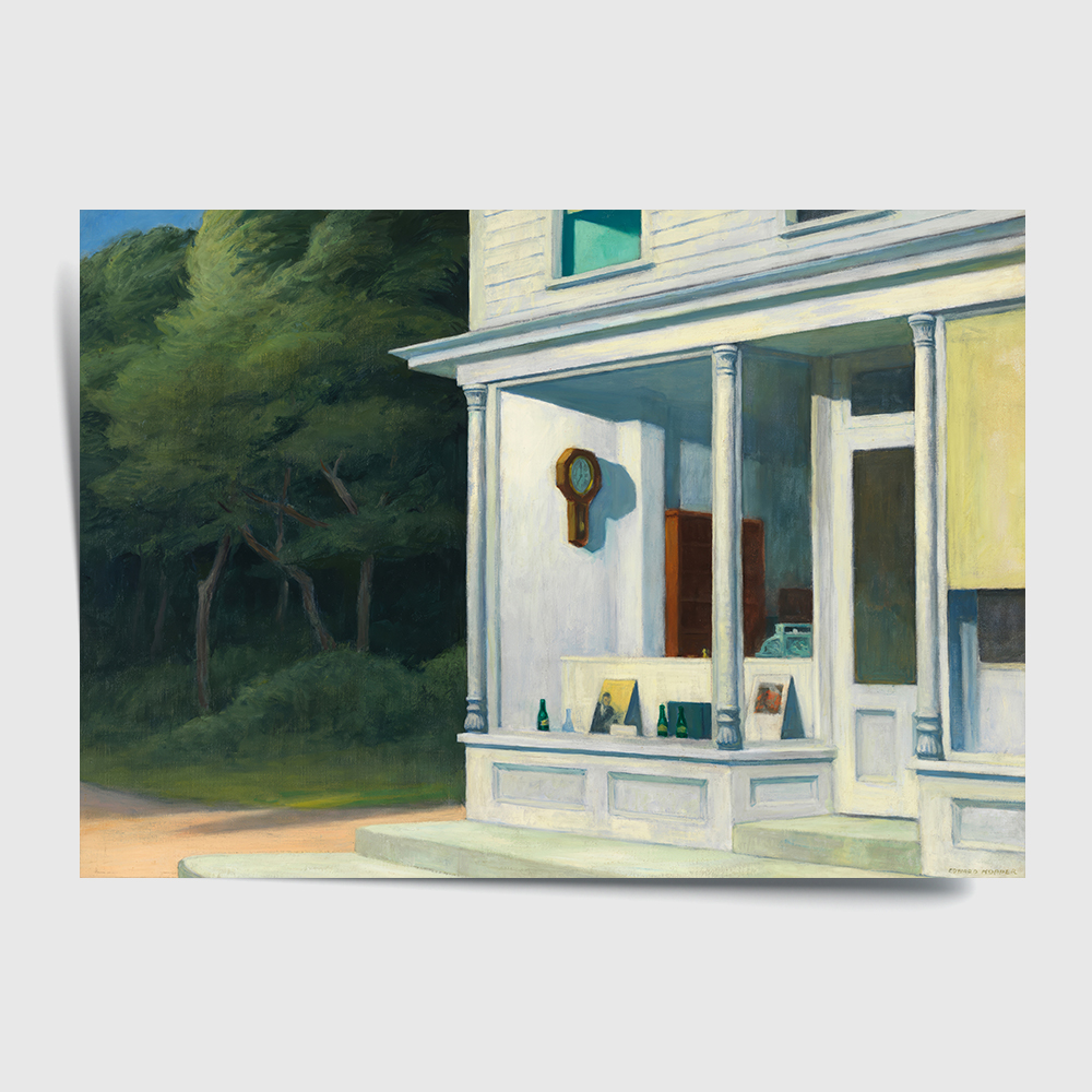 에드워드 호퍼 인테리어 그림 액자 포스터 명화 Seven AM 1948 - 상세 이미지 2