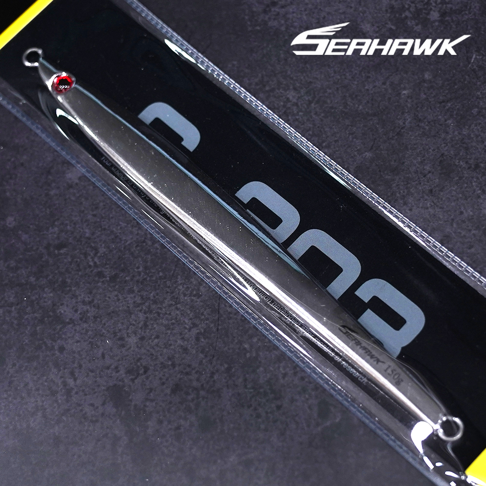 씨호크 세미 롱지그 S303 지깅 메탈 부시리 방어 크롬V, 150g - 상품 이미지