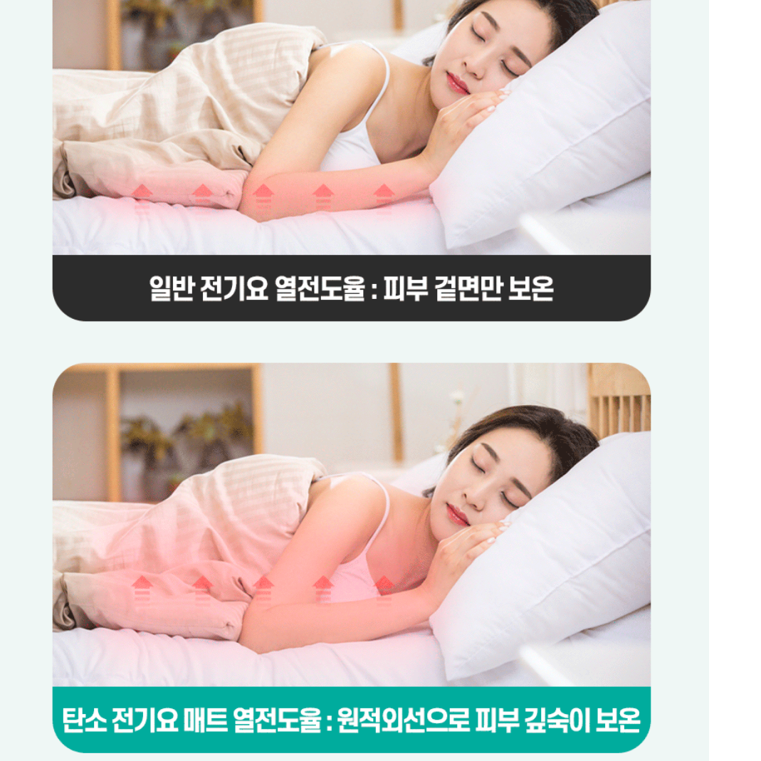 전자파없는 전기요 싱글 얇은 전기요 1인용 가벼운 전기장판