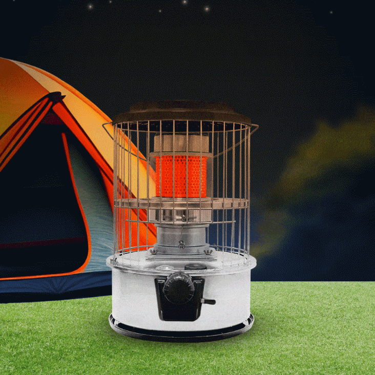 낚시터 캠핑석유난로 매장 등유난로 식당용 야외난방기