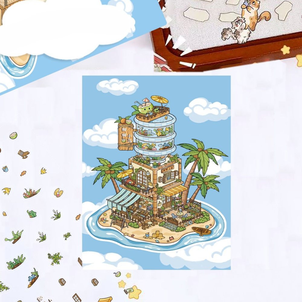 3d스티커 집꾸미기 작은섬 이미지 3