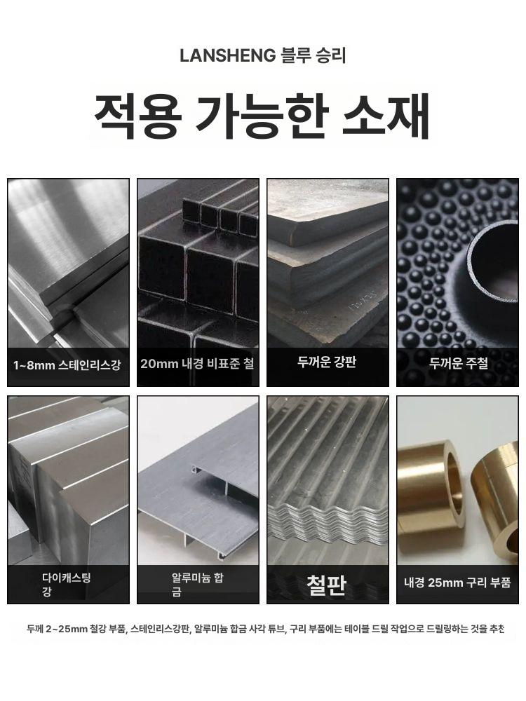 초경 홀쏘 스텐 철판 홀커터 드릴비트 배관 전기공사 작업용 - 상세 이미지 3