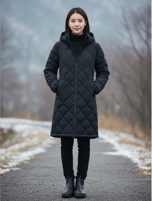 블랙야크 여자 겨울 방풍 보온 아웃도어 덕다운 퀼팅 패딩점퍼 - 상세 이미지 2