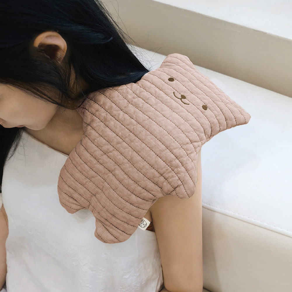 현미온미 온미베어 허리 찜질팩 배 복부 따뜻하게 온찜질 곡물 생리 핫팩 누렁이(현미)